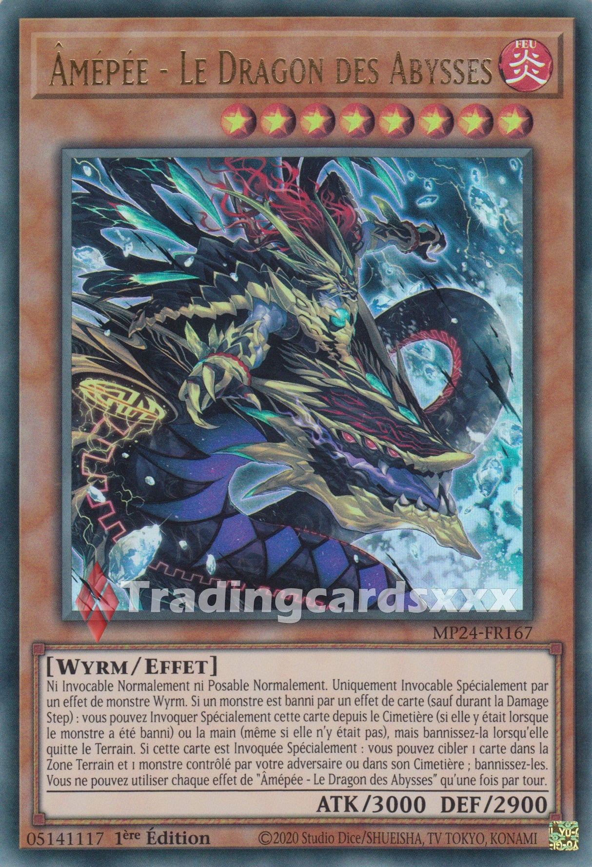 Yu-Gi-Oh! Âmépée - Le Dragon des Abysses : UR MP24-FR167