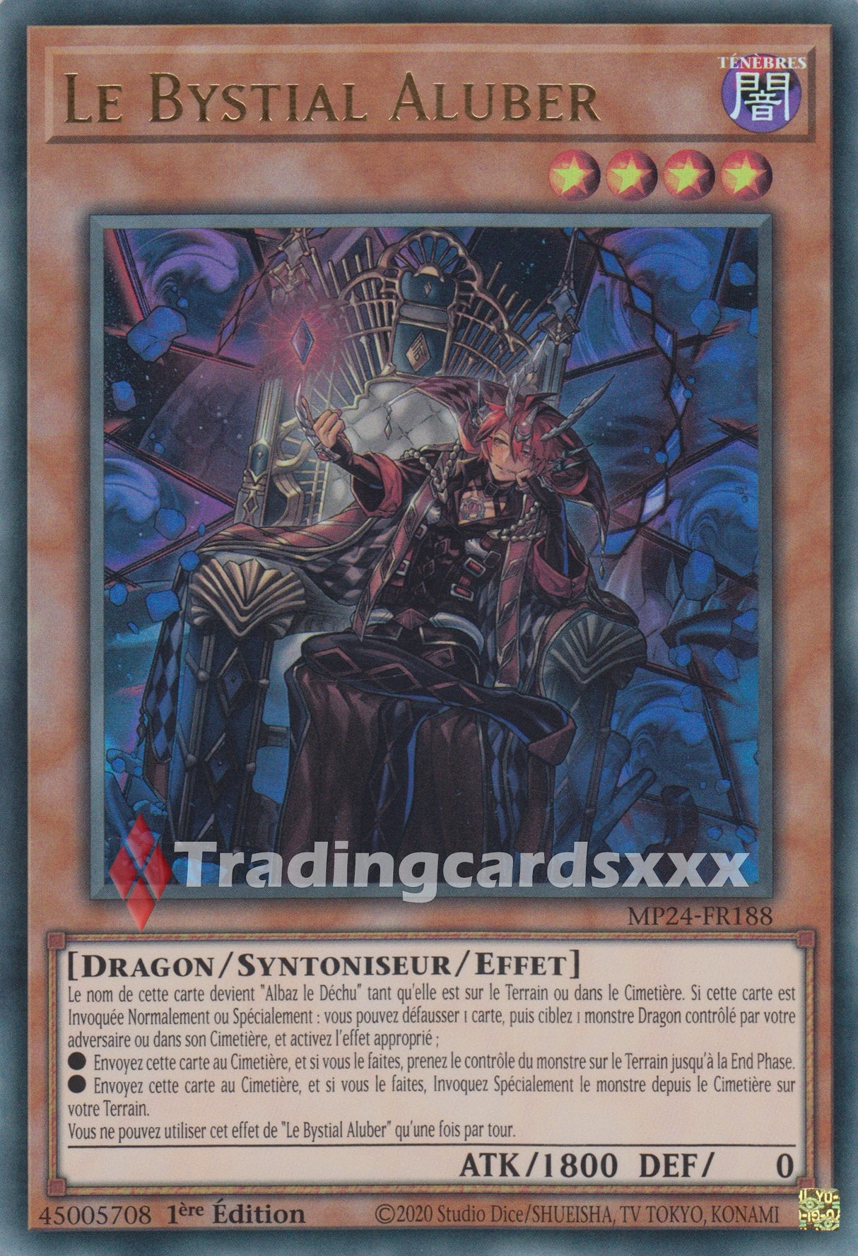 Yu-Gi-Oh! Le Bystial Aluber : UR MP24-FR188