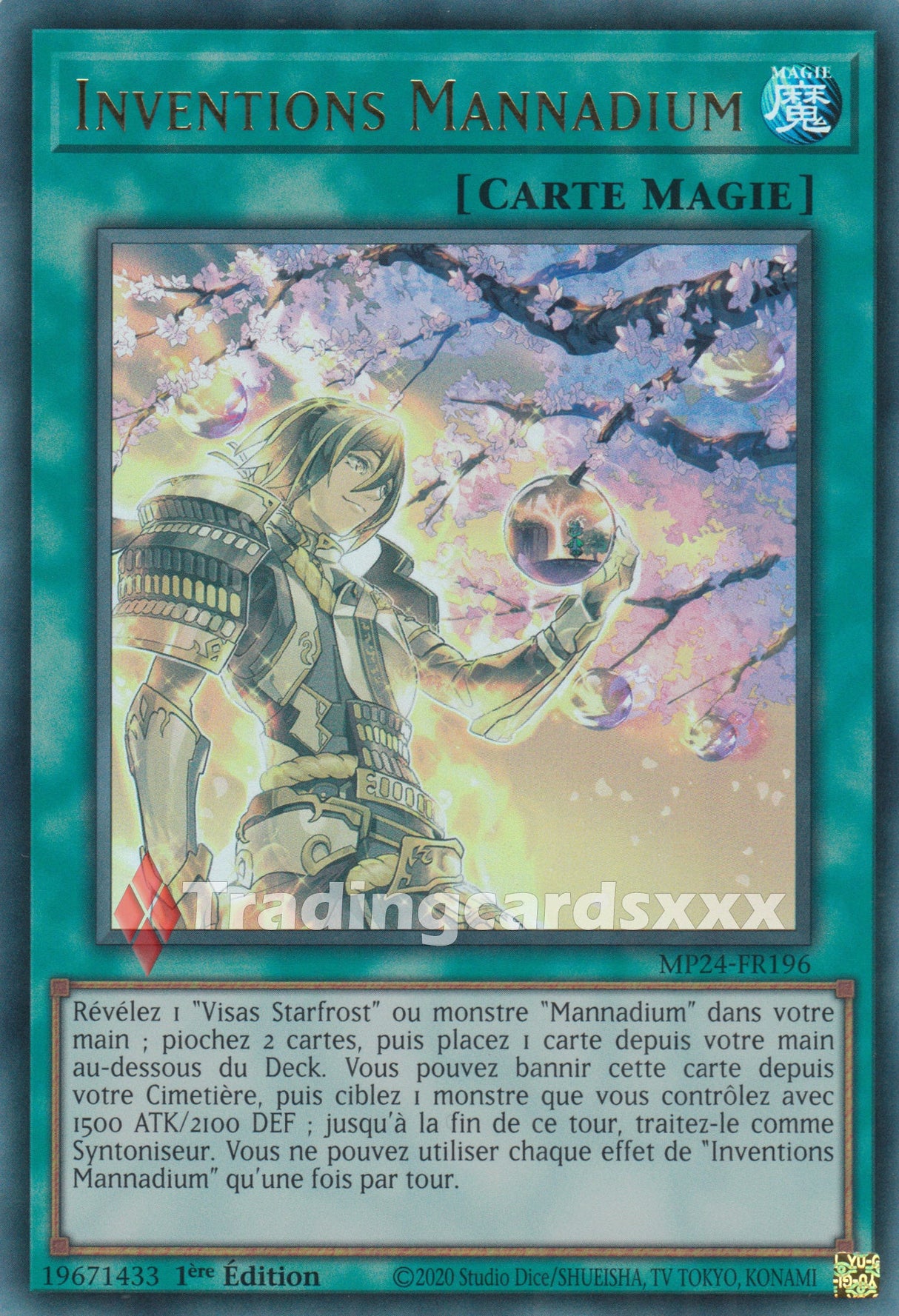 Yu-Gi-Oh! Inventions Mannadium : UR MP24-FR196