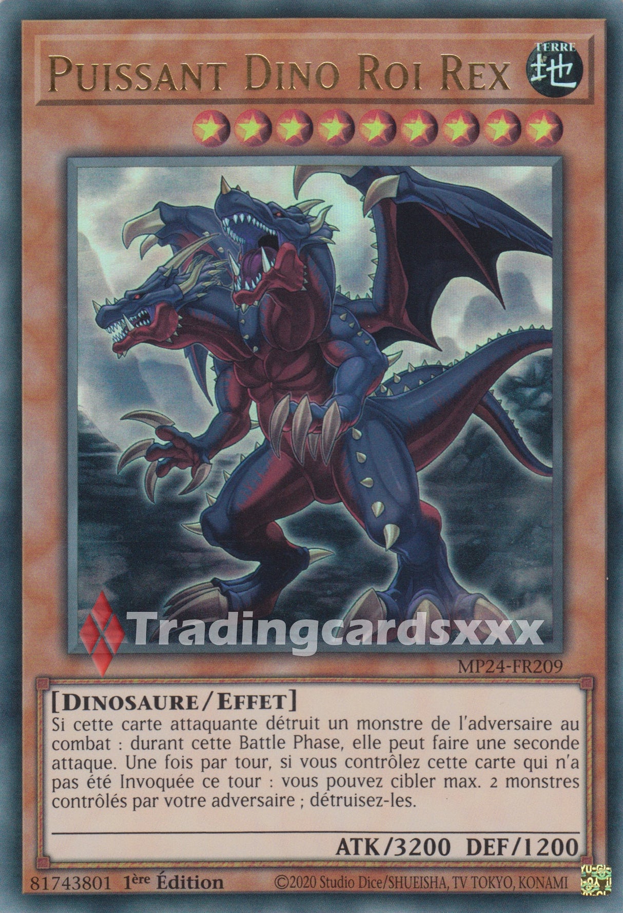 Yu-Gi-Oh! Puissant Dino Roi Rex : UR MP24-FR209