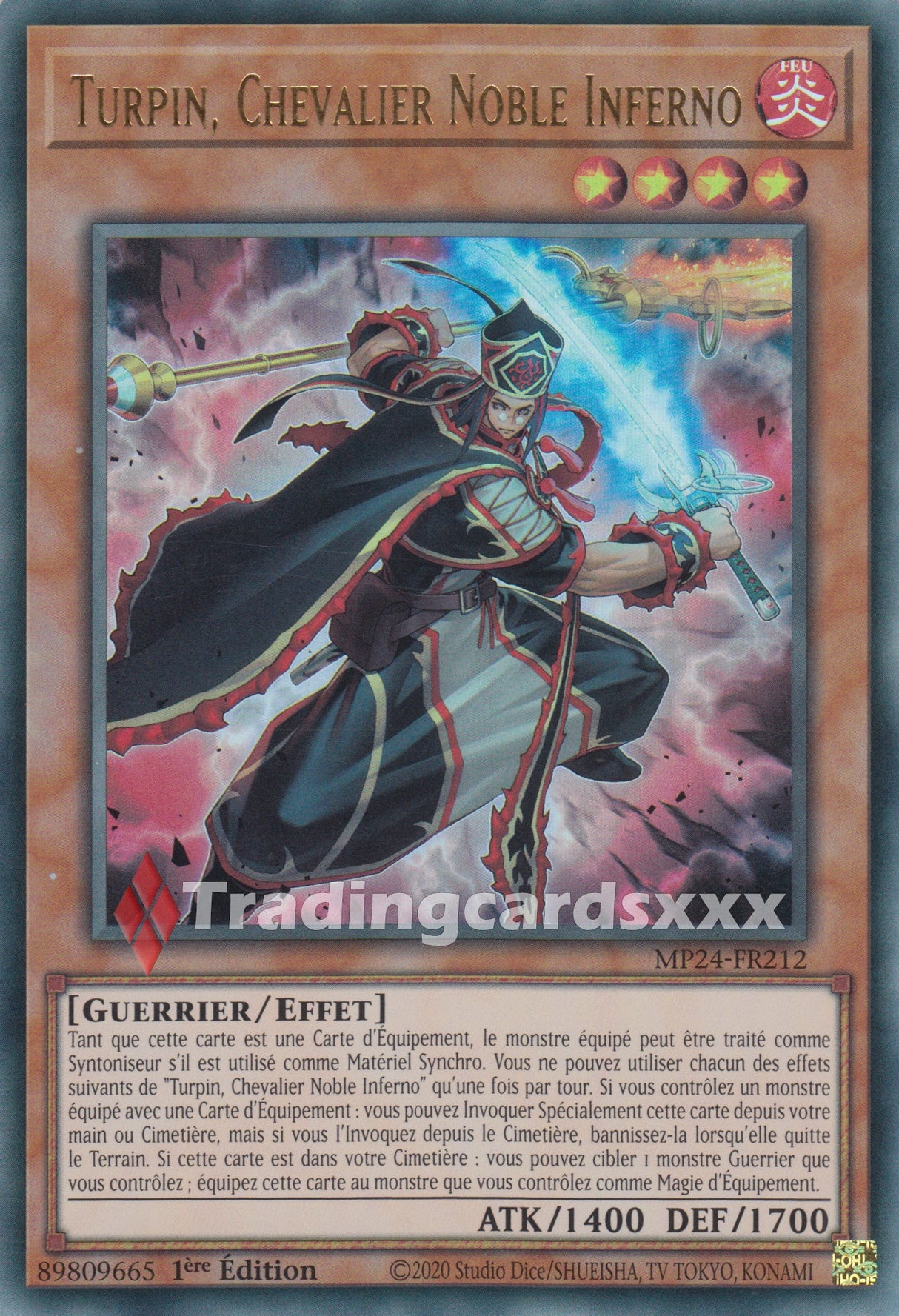 Yu-Gi-Oh! Turpin, Chevalier Noble Inferno : UR MP24-FR212