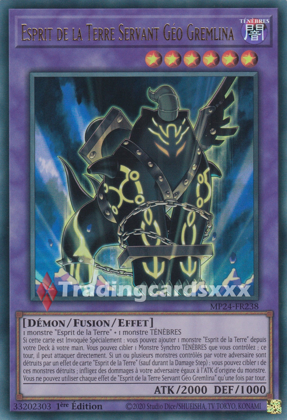 Yu-Gi-Oh! Esprit de la Terre Servant Géo Gremlina : UR MP24-FR238