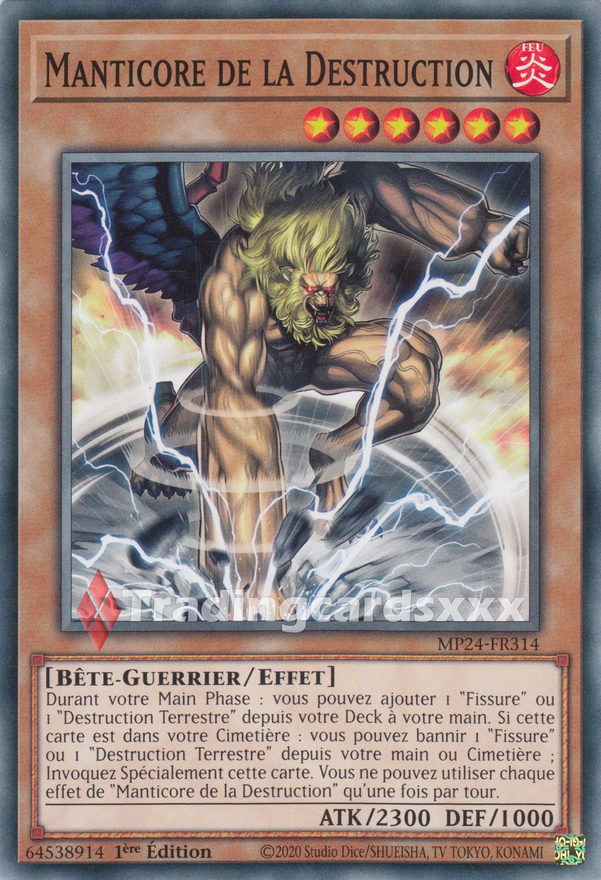 Yu-Gi-Oh! Manticore de la Destruction : C MP24-FR314