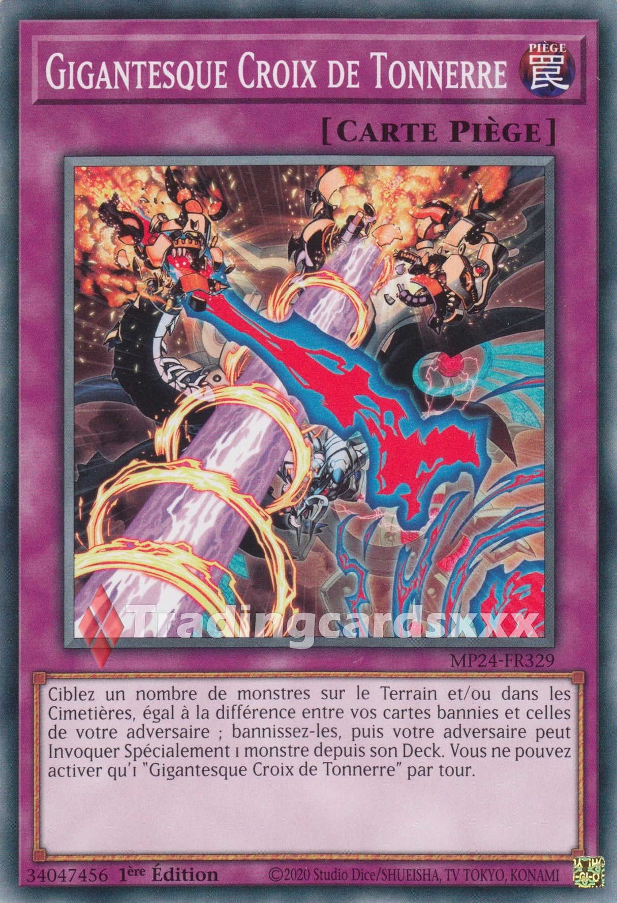 Yu-Gi-Oh! Gigantesque Croix de Tonnerre : C MP24-FR329