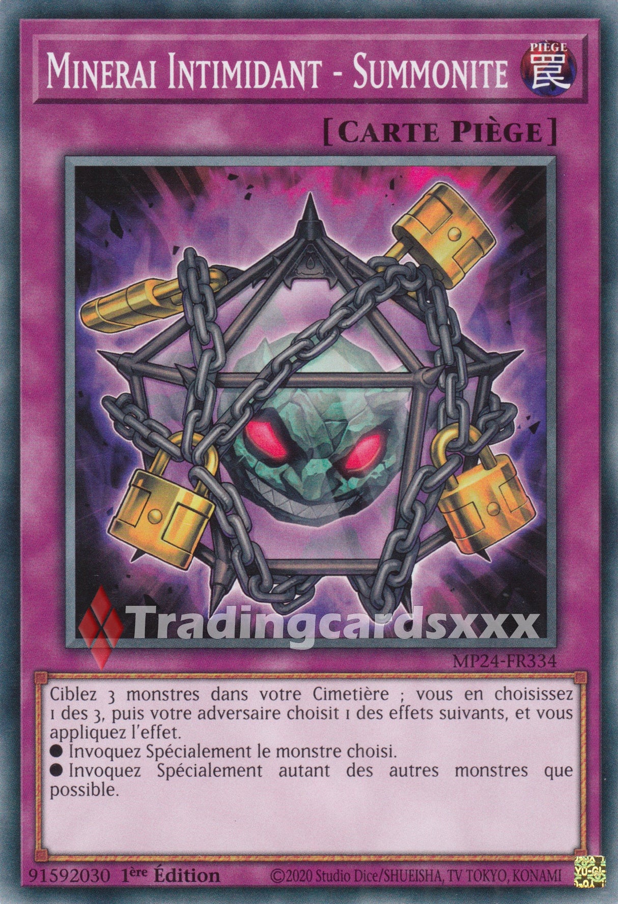 Yu-Gi-Oh! Minerai Intimidant - Summonite : C MP24-FR334