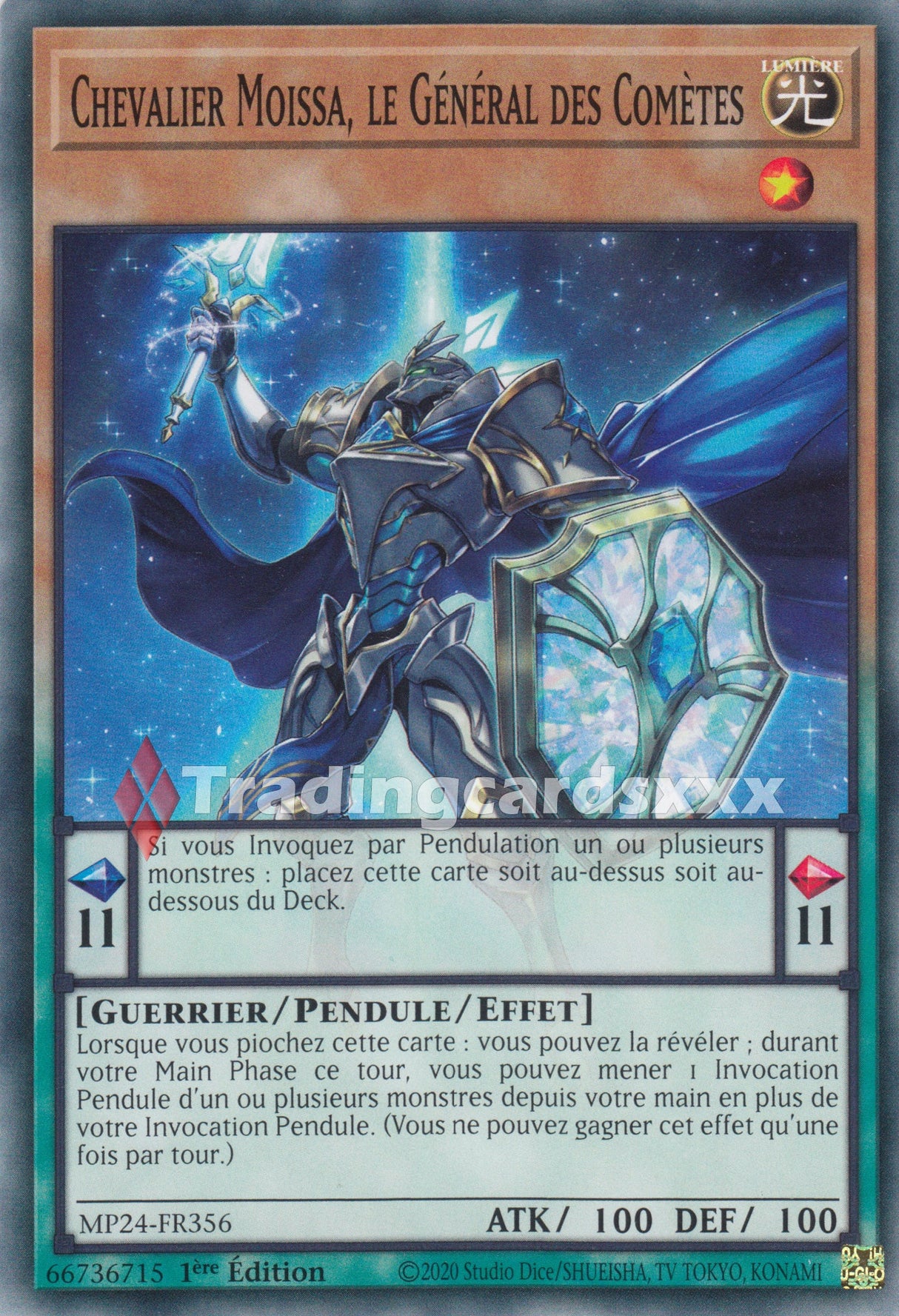 Yu-Gi-Oh! Chevalier Moissa, le Général des Comètes : C MP24-FR356