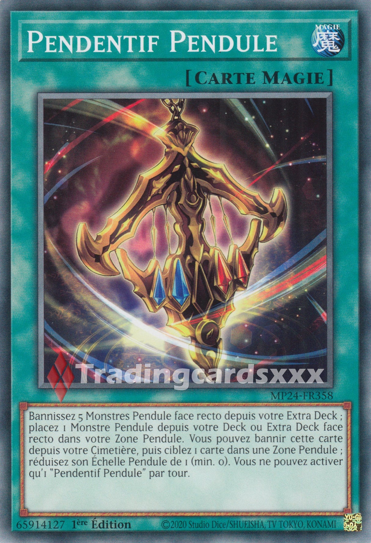 Yu-Gi-Oh! Pendentif Pendule : C MP24-FR358