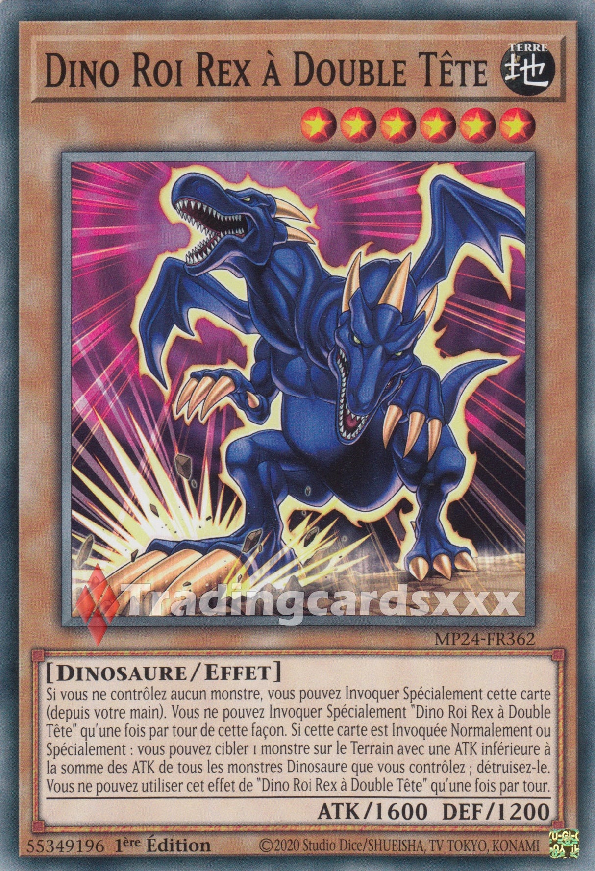 Yu-Gi-Oh! Dino Roi Rex à Double Tête : C MP24-FR362