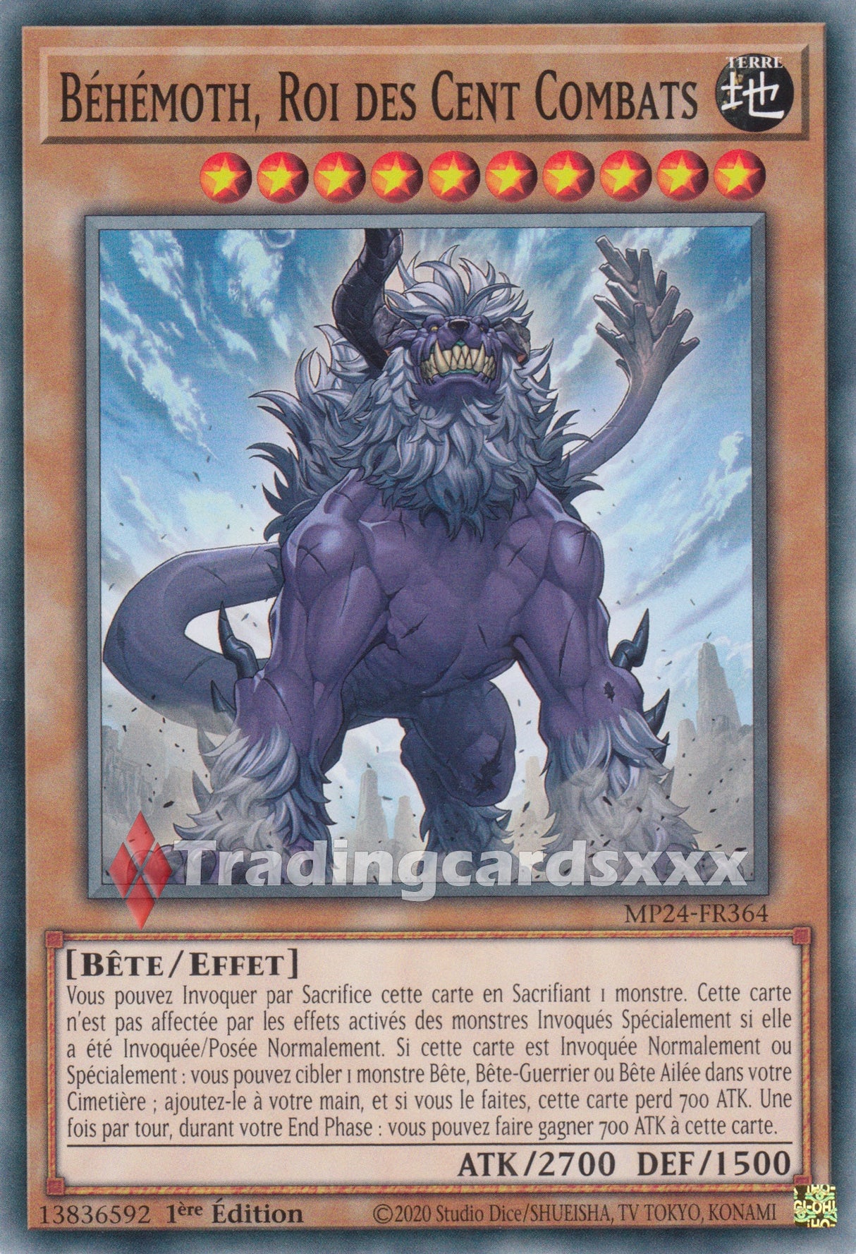 Yu-Gi-Oh! Béhémoth, Roi des Cent Combats : C MP24-FR364