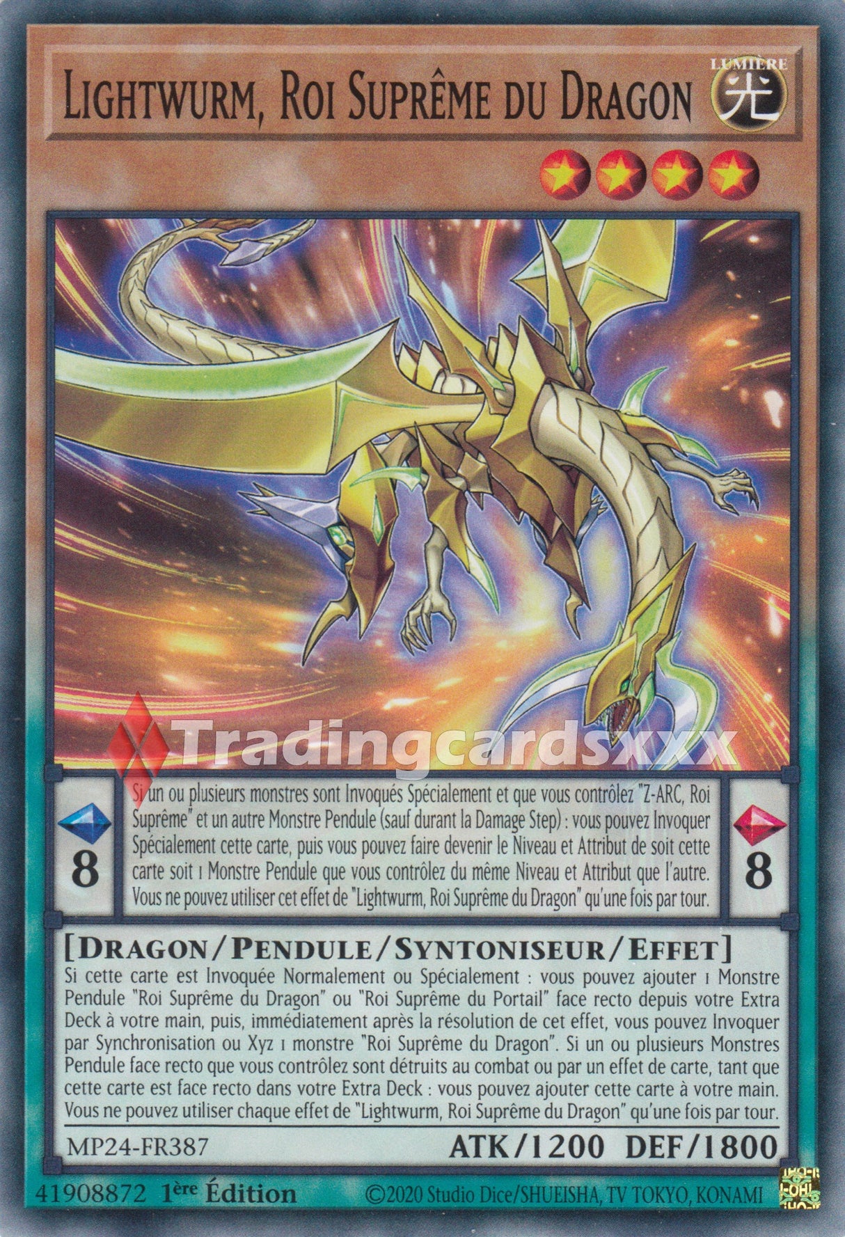 Yu-Gi-Oh! Lightwurm, Roi Suprême du Dragon : C MP24-FR387