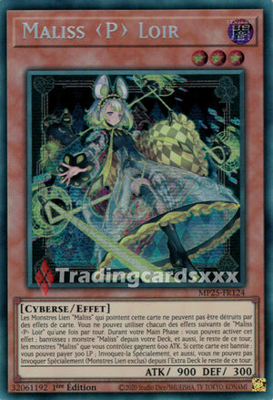 Yu-Gi-Oh! Maliss <P> Loir : PSE MP25-FR124