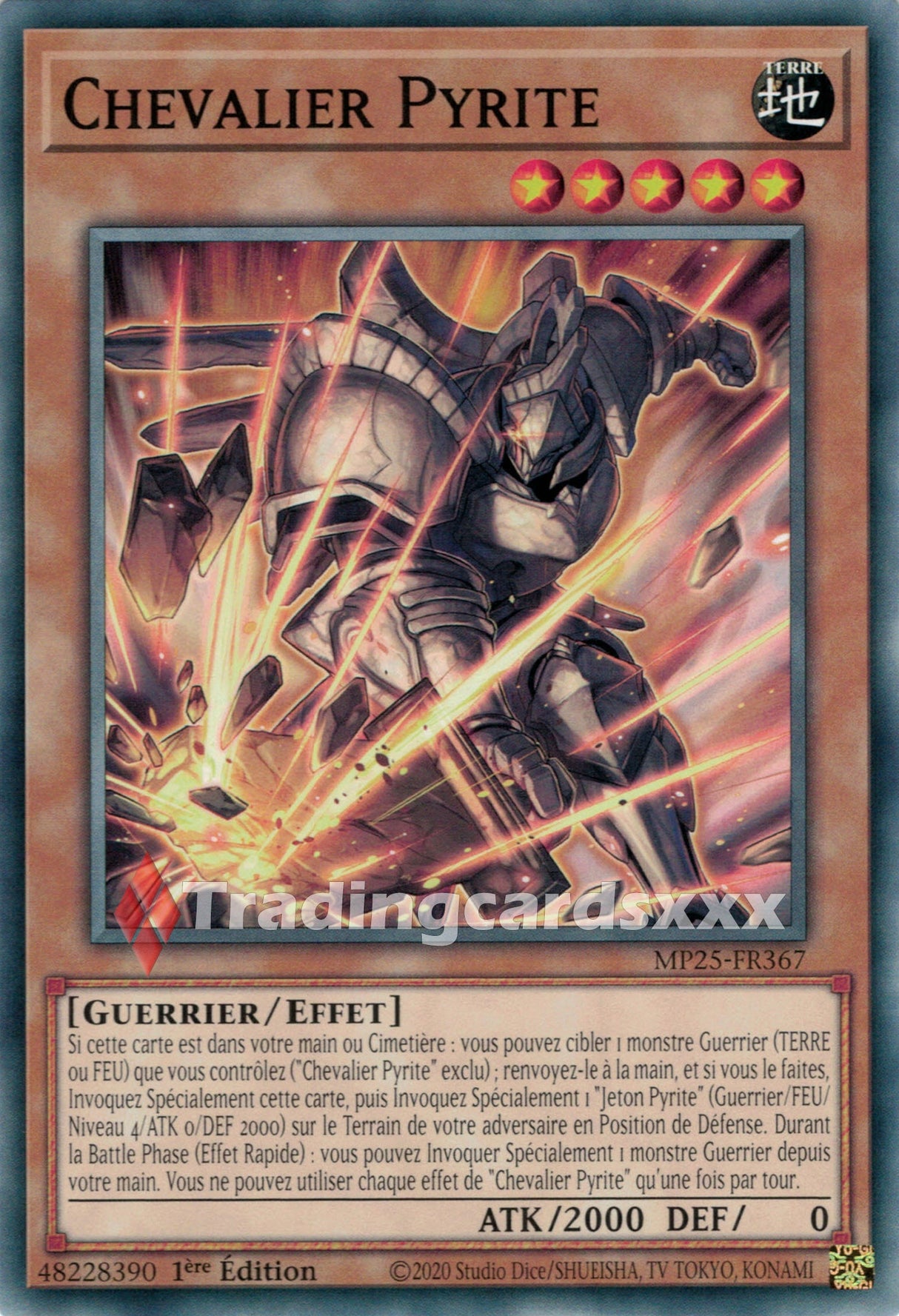 Yu-Gi-Oh! Chevalier Pyrite : C MP25-FR367