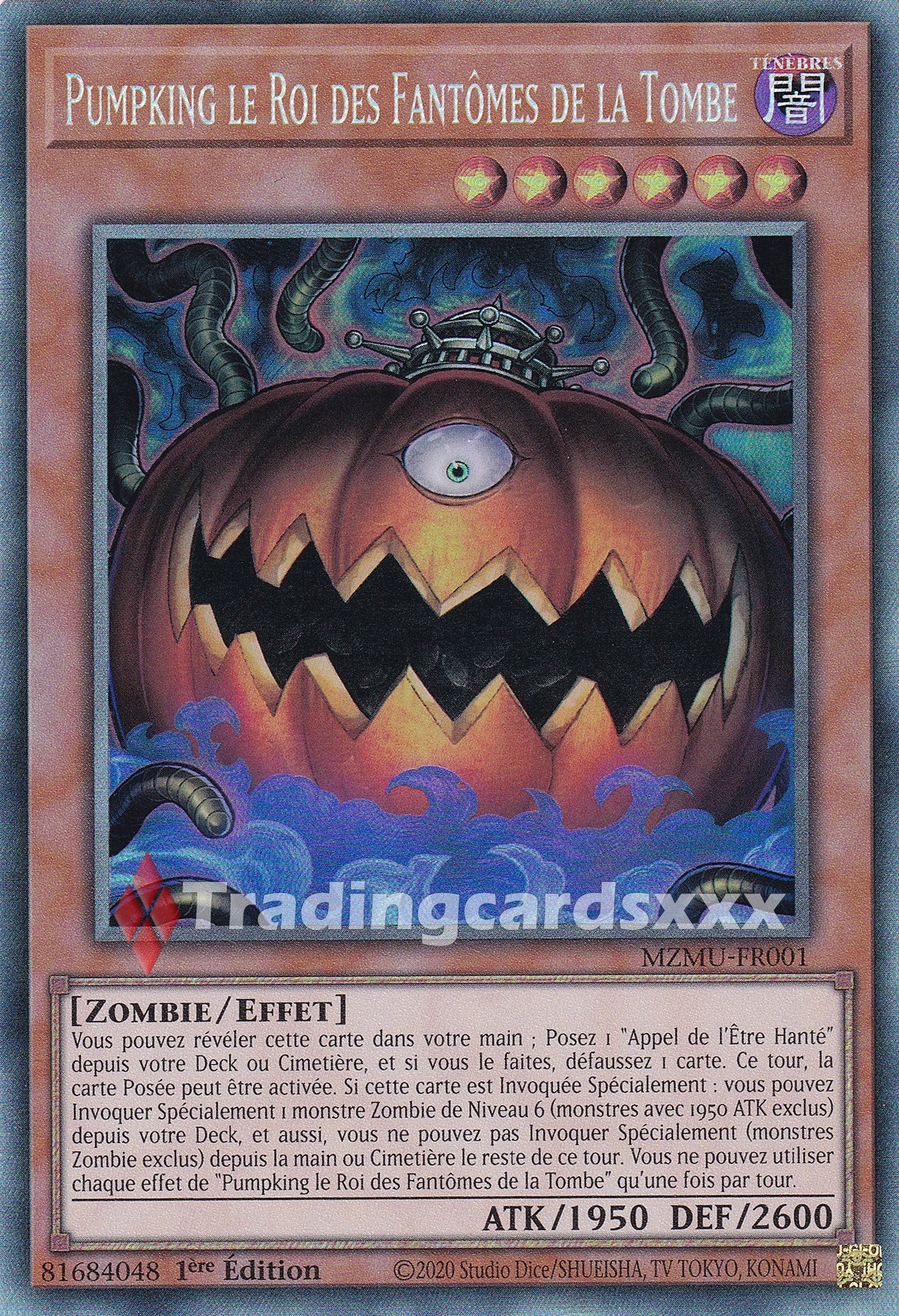 Yu-Gi-Oh! Pumpking le Roi des Fantômes de la Tombe : CR MZMU-FR001