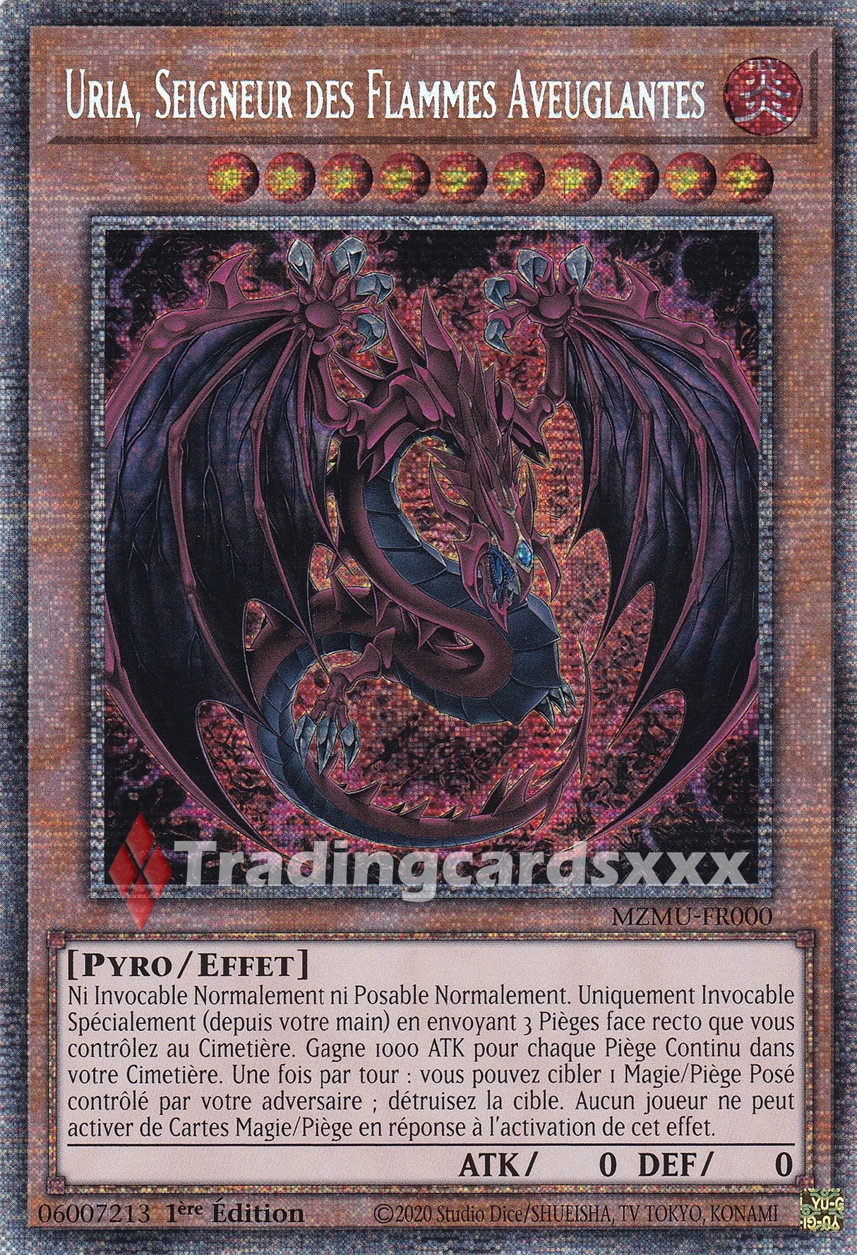 Yu-Gi-Oh! Uria, Seigneur des Flammes Aveuglantes : STAR MZMU-FR000