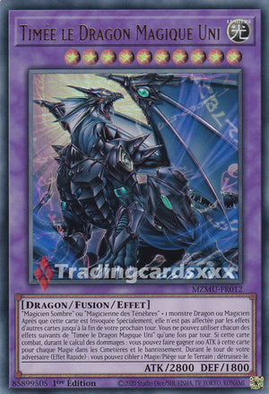 Yu-Gi-Oh! Timée le Dragon Magique Uni : UR MZMU-FR012