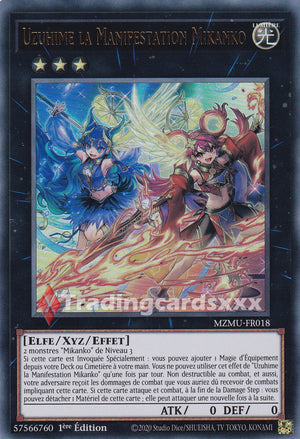 Yu-Gi-Oh! Uzuhime la Manifestation Mikanko : UR MZMU-FR018