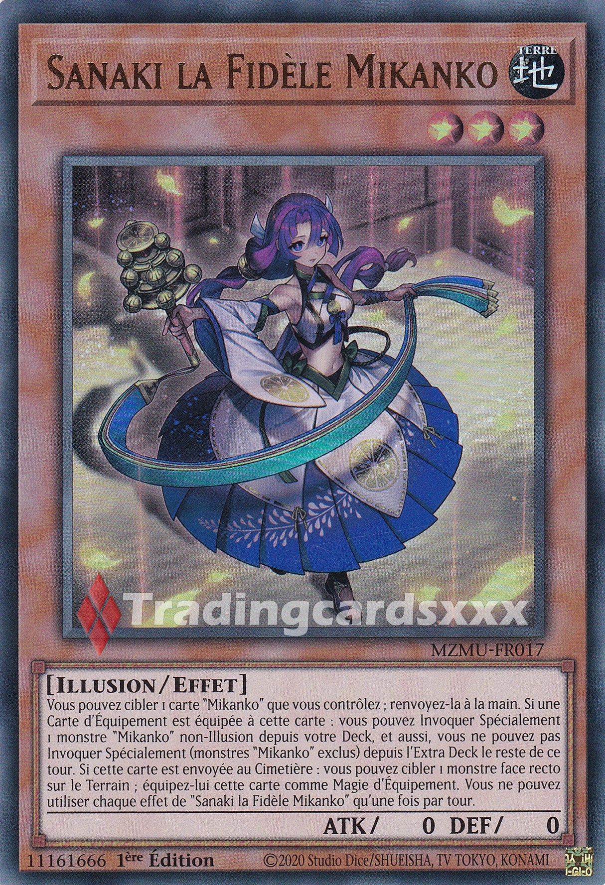 Yu-Gi-Oh! Sanaki la Fidèle Mikanko : UR MZMU-FR017