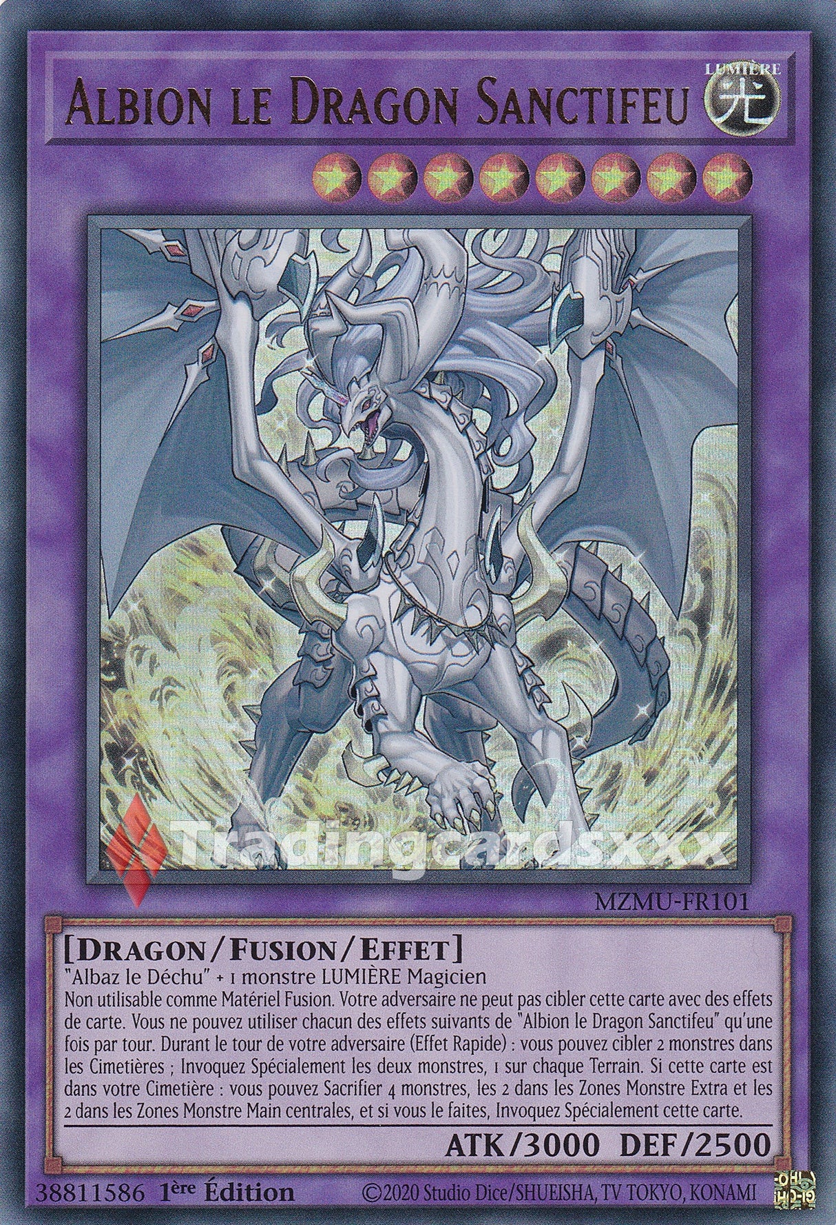 Yu-Gi-Oh! Albion le Dragon Sanctifeu : UR MZMU-FR101