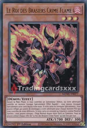 Yu-Gi-Oh! Le Roi des Brasiers Crime Flame : UR MZMU-FR077