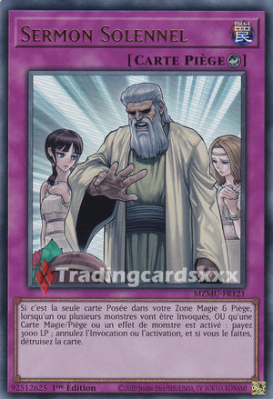 Yu-Gi-Oh! Sermon Solennel : UR MZMU-FR121