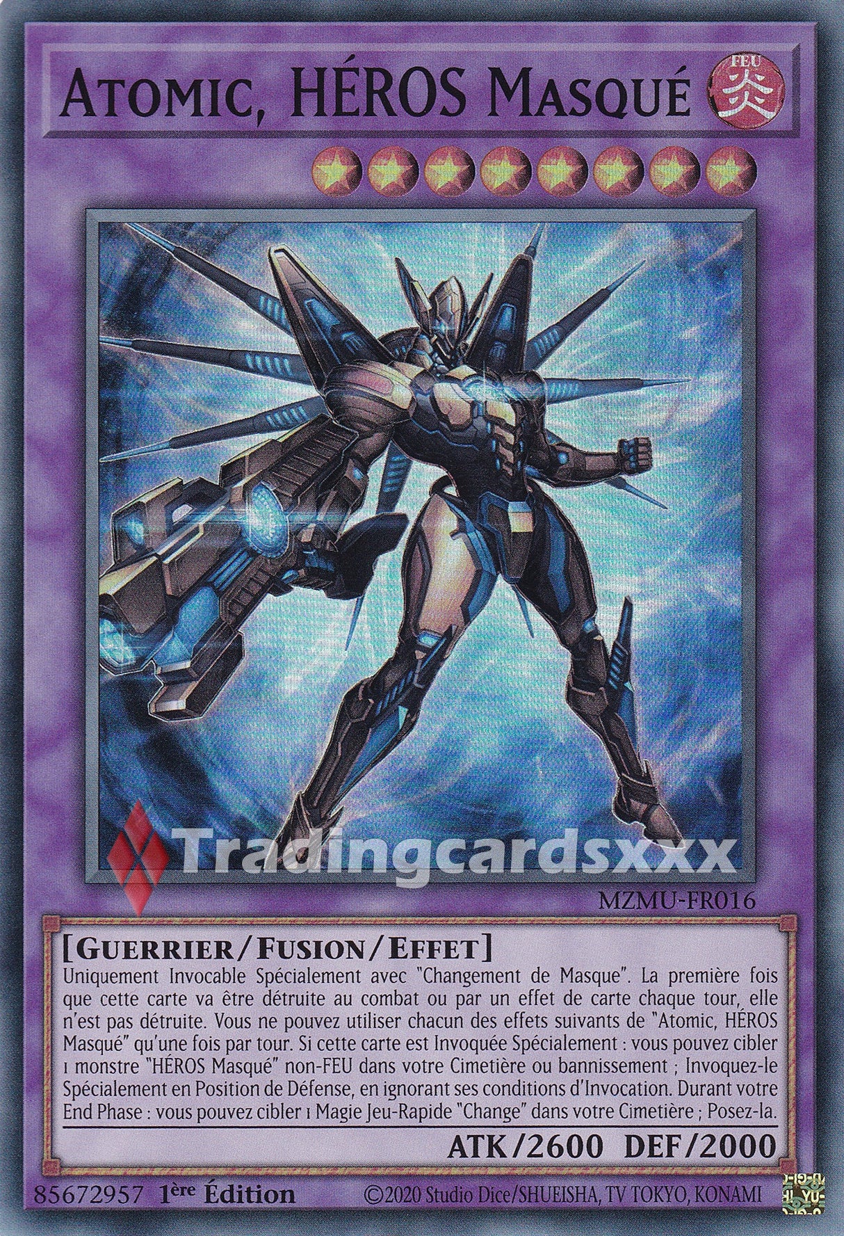 Yu-Gi-Oh! Atomic, HÉROS Masqué : SR MZMU-FR016