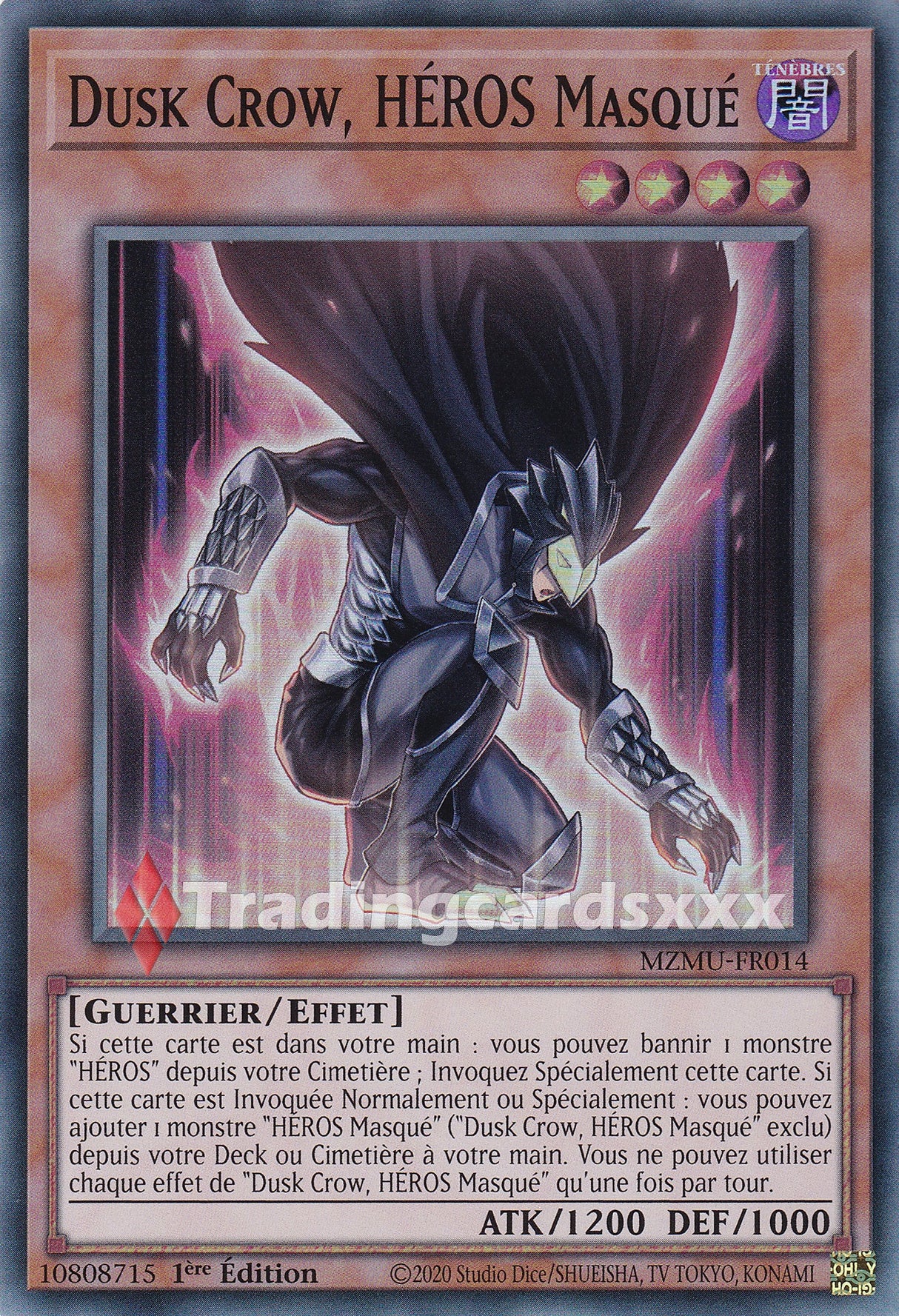 Yu-Gi-Oh! Dusk Crow, HÉROS Masqué : SR MZMU-FR014
