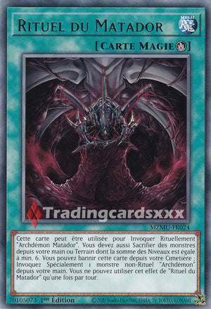 Yu-Gi-Oh! Rituel du Matador : R MZMU-FR024