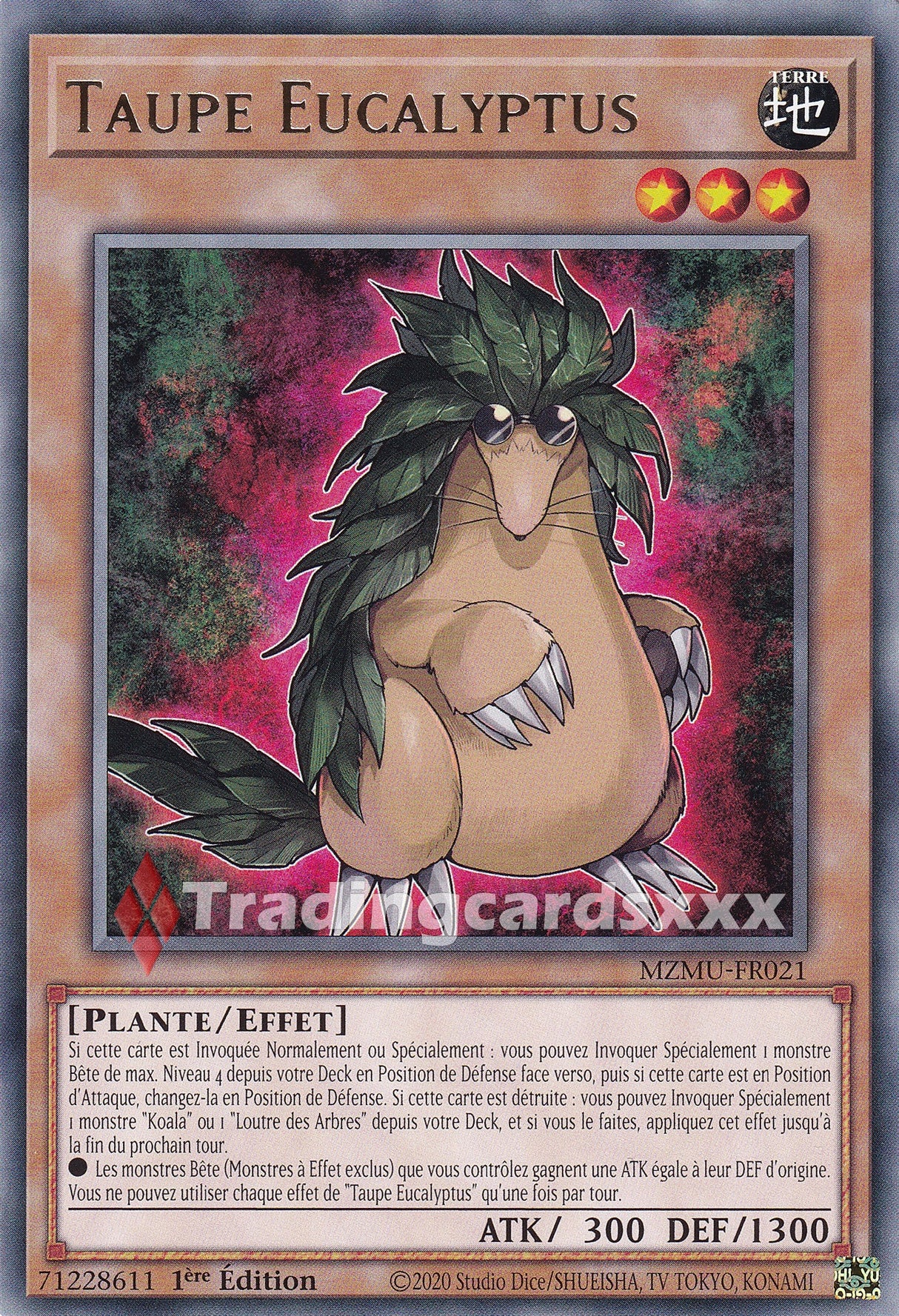 Yu-Gi-Oh! Taupe Eucalyptus : R MZMU-FR021
