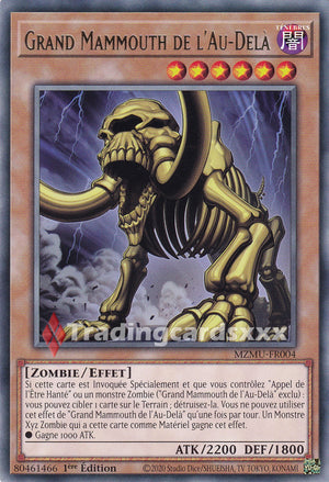 Yu-Gi-Oh! Grand Mammouth de l'Au-Delà : R MZMU-FR004