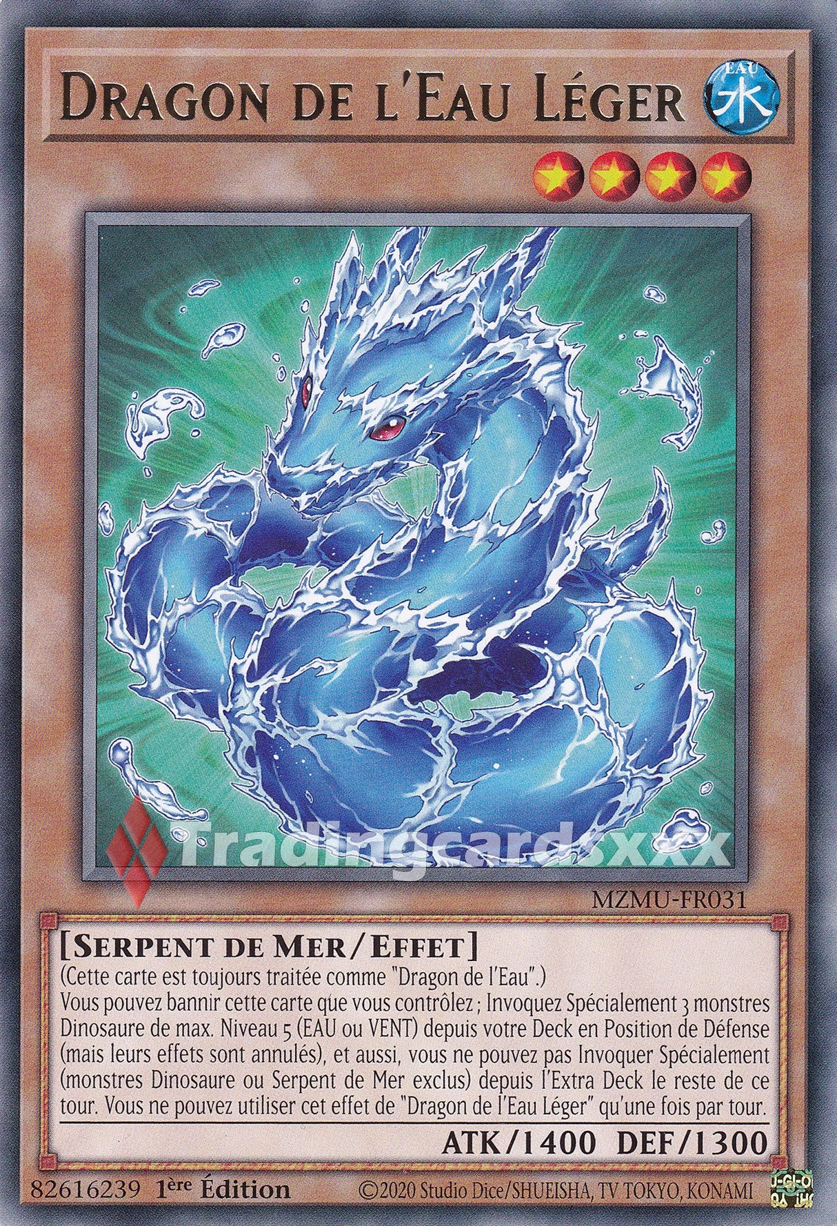 Yu-Gi-Oh! Dragon de l'Eau Léger : R MZMU-FR031