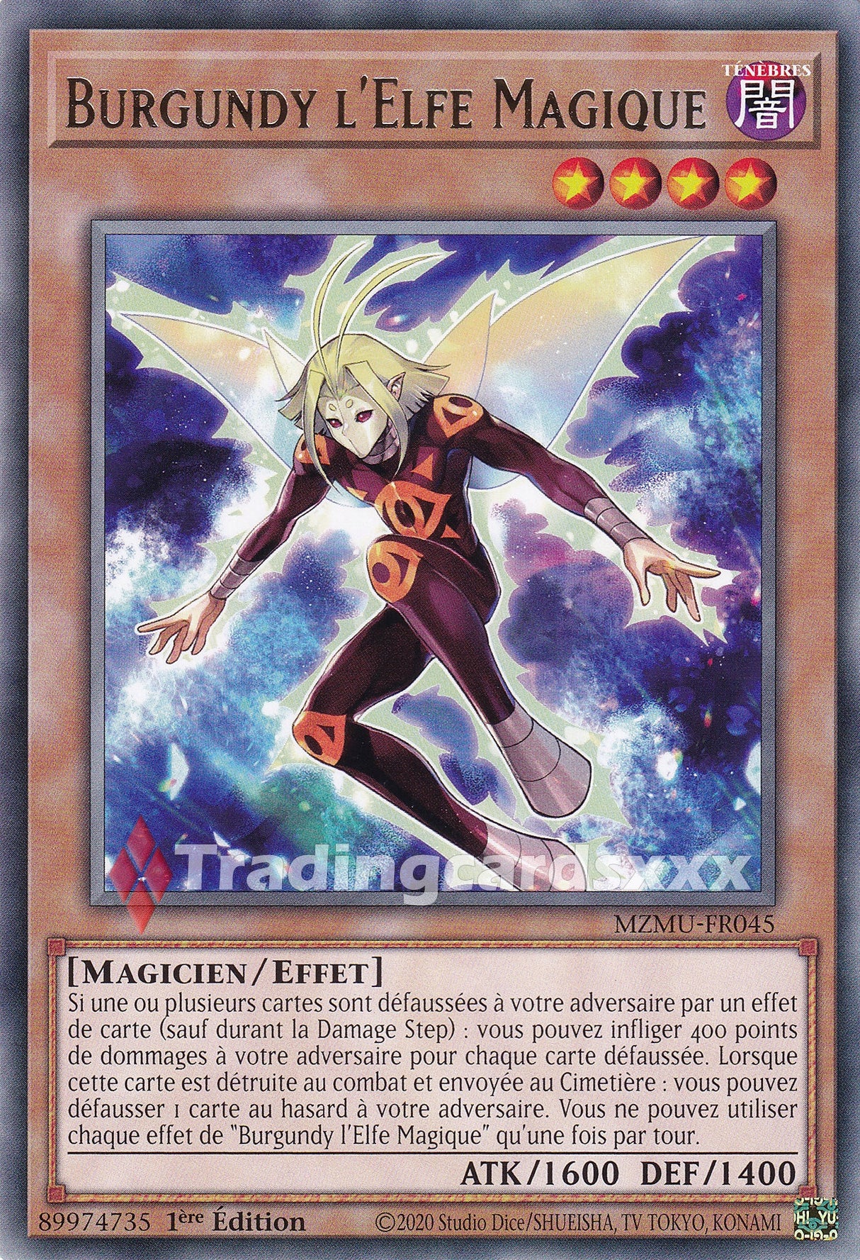 Yu-Gi-Oh! Burgundy l'Elfe Magique : R MZMU-FR045