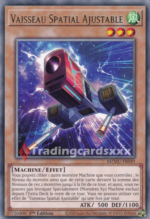 Yu-Gi-Oh! Vaisseau Spatial Ajustable : R MZMU-FR049