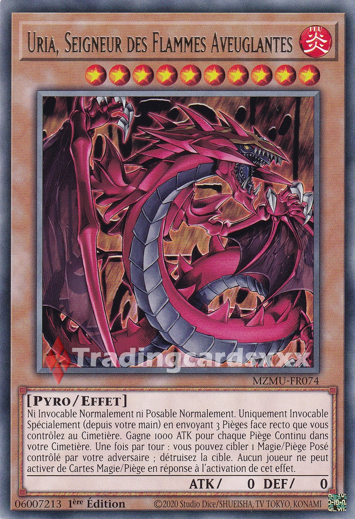 Yu-Gi-Oh! Uria, Seigneur des Flammes Aveuglantes : R MZMU-FR074