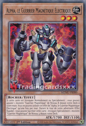 Yu-Gi-Oh! Alpha, le Guerrier Magnétique Électrique : R MZMU-FR080