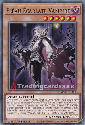 Yu-Gi-Oh! Fléau Écarlate Vampire : R MZMU-FR086