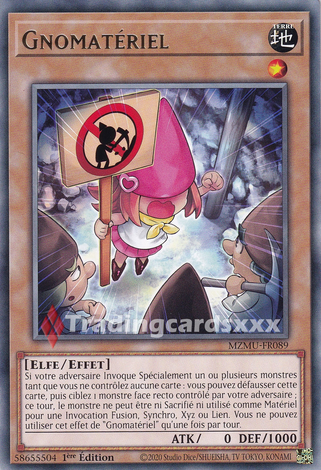 Yu-Gi-Oh! Gnomatériel : R MZMU-FR089