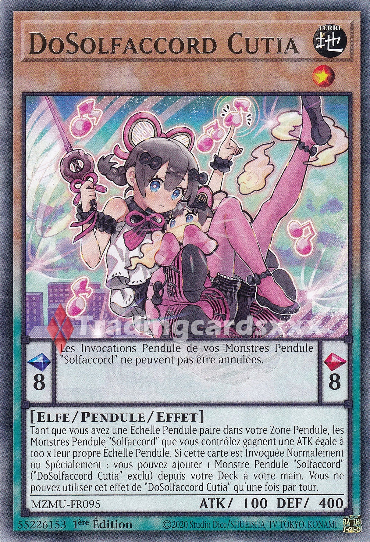 Yu-Gi-Oh! DoSolfaccord Cutia : R MZMU-FR095