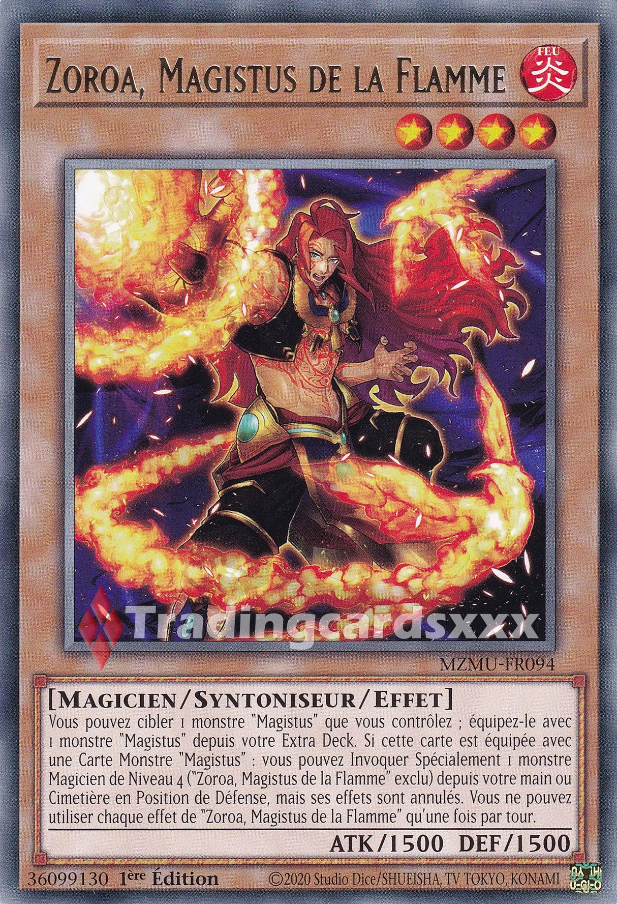 Yu-Gi-Oh! Zoroa, Magistus de la Flamme : R MZMU-FR094