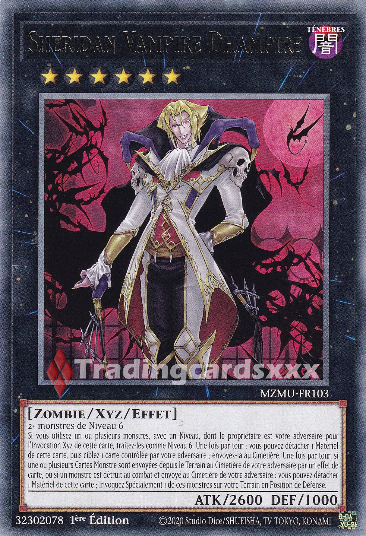 Yu-Gi-Oh! Sheridan Vampire Dhampire : R MZMU-FR103