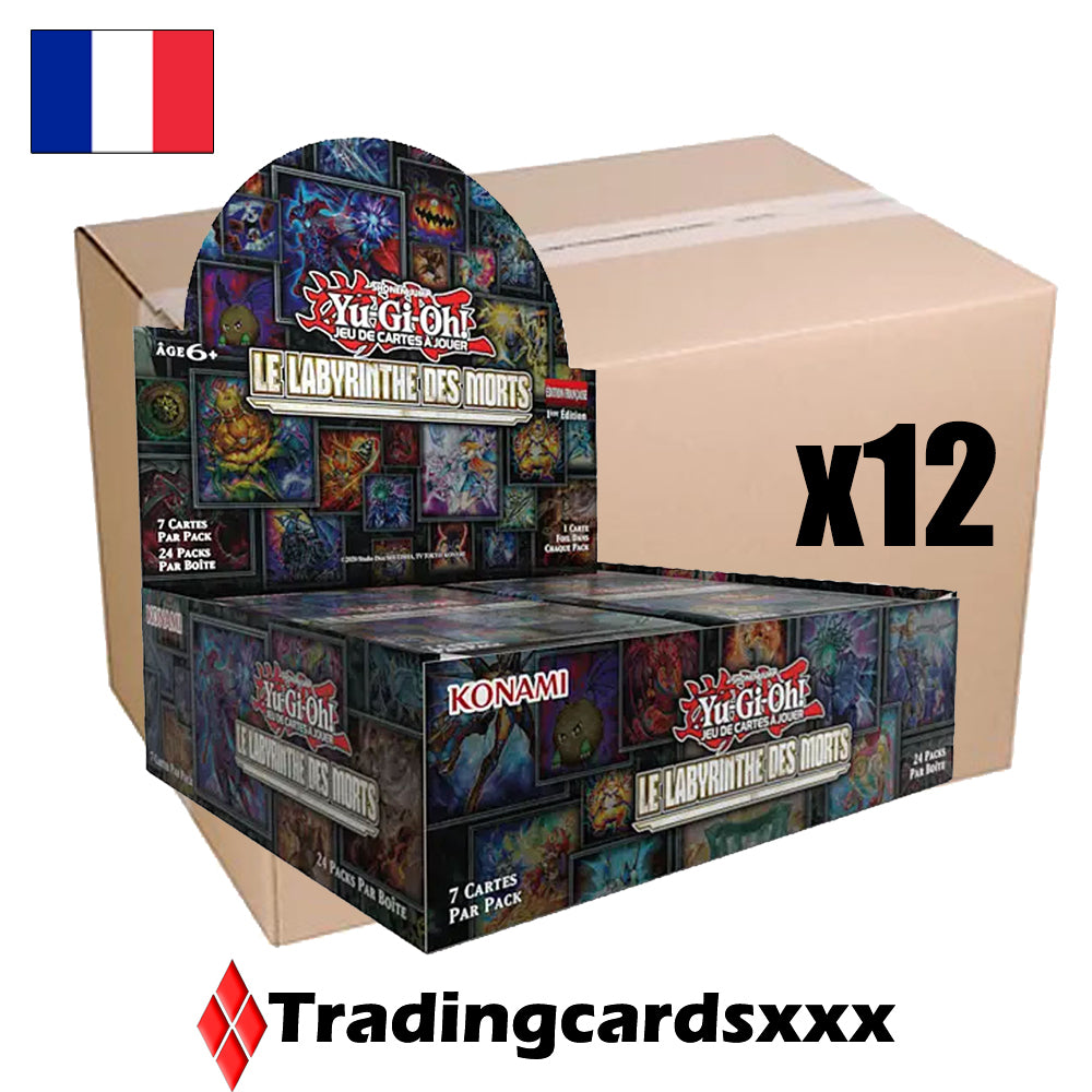 Yu-Gi-Oh! Carton de 12 displays : Le Labyrinthe des Morts