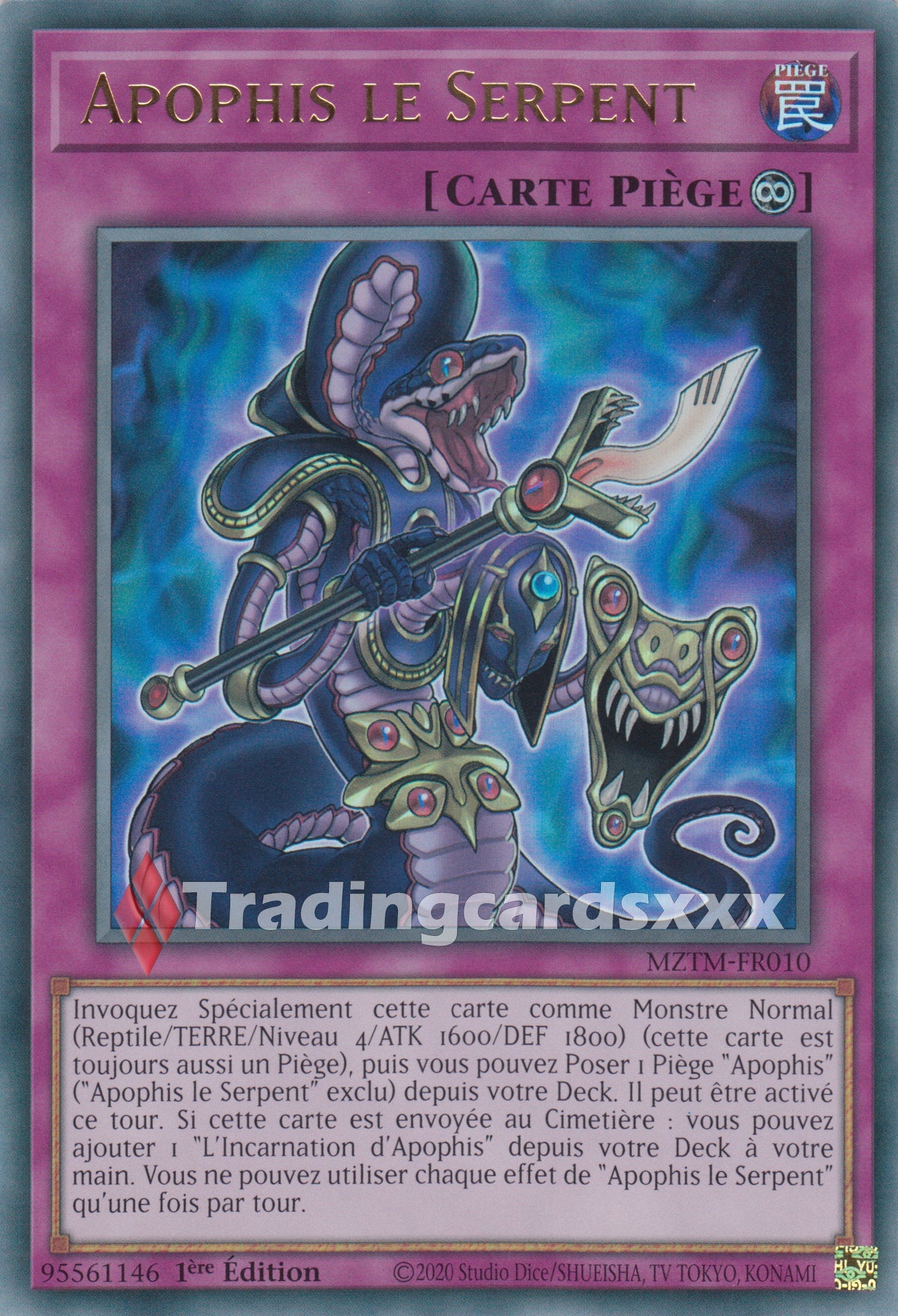 Yu-Gi-Oh! Apophis le Serpent : UR MZTM-FR010 Tradingcardsxxx Yu-Gi-Oh! Apophis le Serpent : UR MZTM-FR010 Tradingcardsxxx