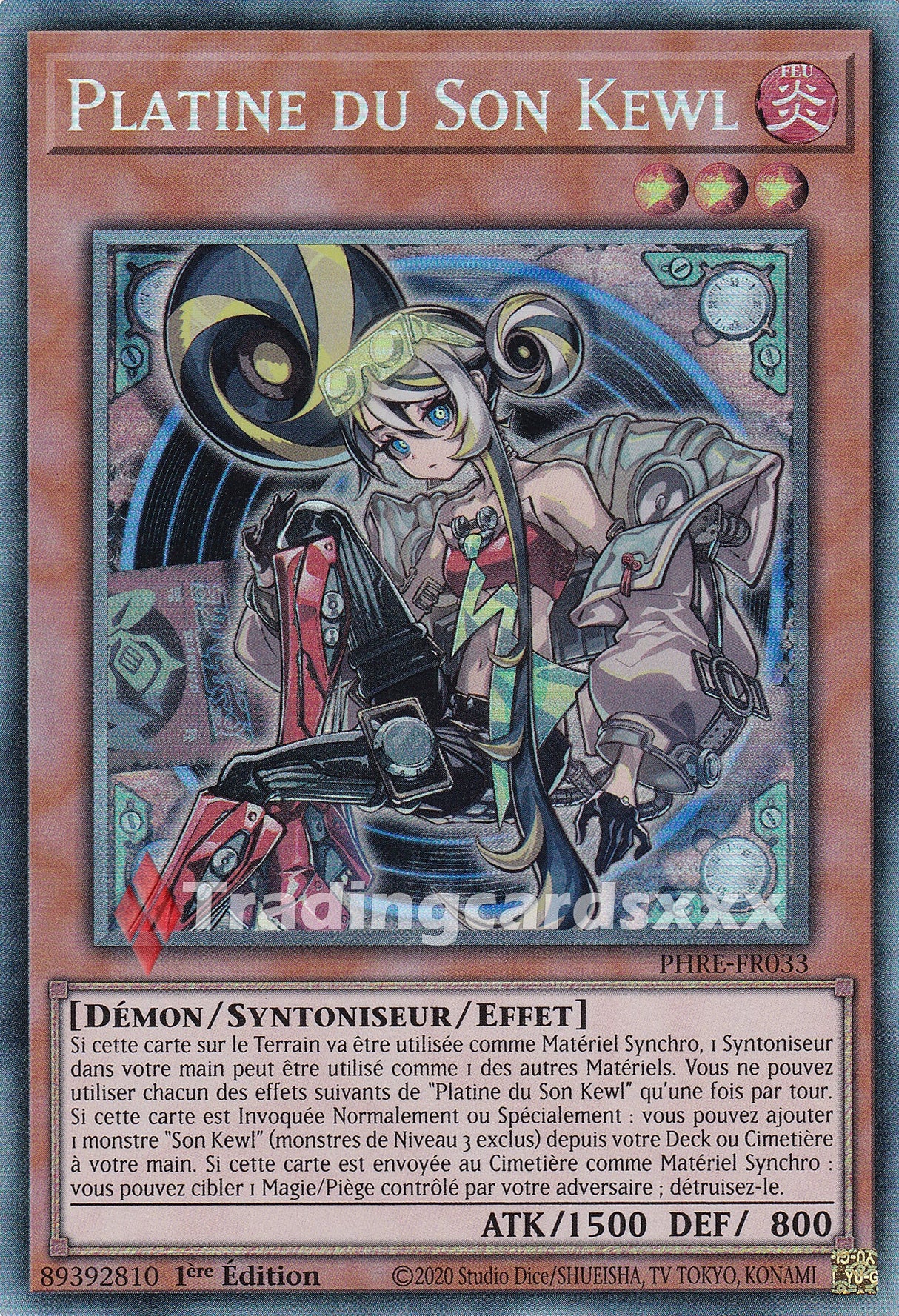 Yu-Gi-Oh! Platine du Son Kewl : CR PHRE-FR033