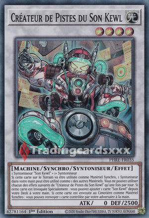 Yu-Gi-Oh! Créateur de Pistes du Son Kewl : SR PHRE-FR035
