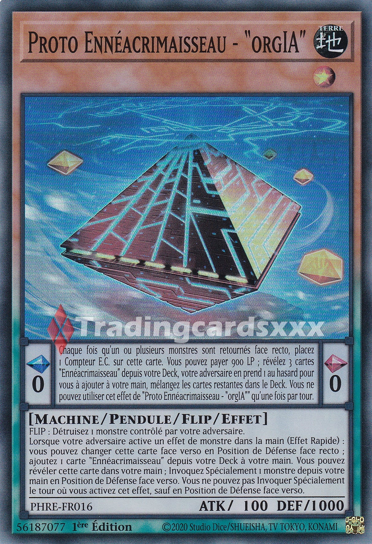 Yu-Gi-Oh! Proto Ennéacrimaisseau - "orgIA" : SR PHRE-FR016