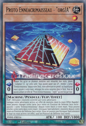 Yu-Gi-Oh! Proto Ennéacrimaisseau - "orgIA" : R PHRE-FR016