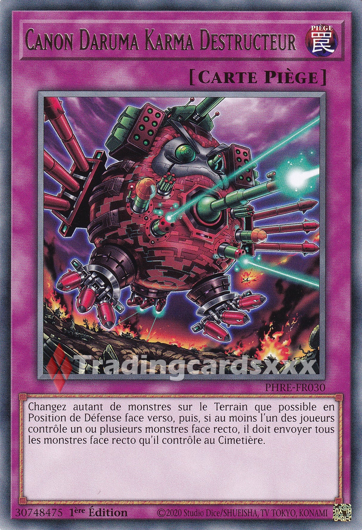 Yu-Gi-Oh! Canon Daruma Karma Destructeur : R PHRE-FR030