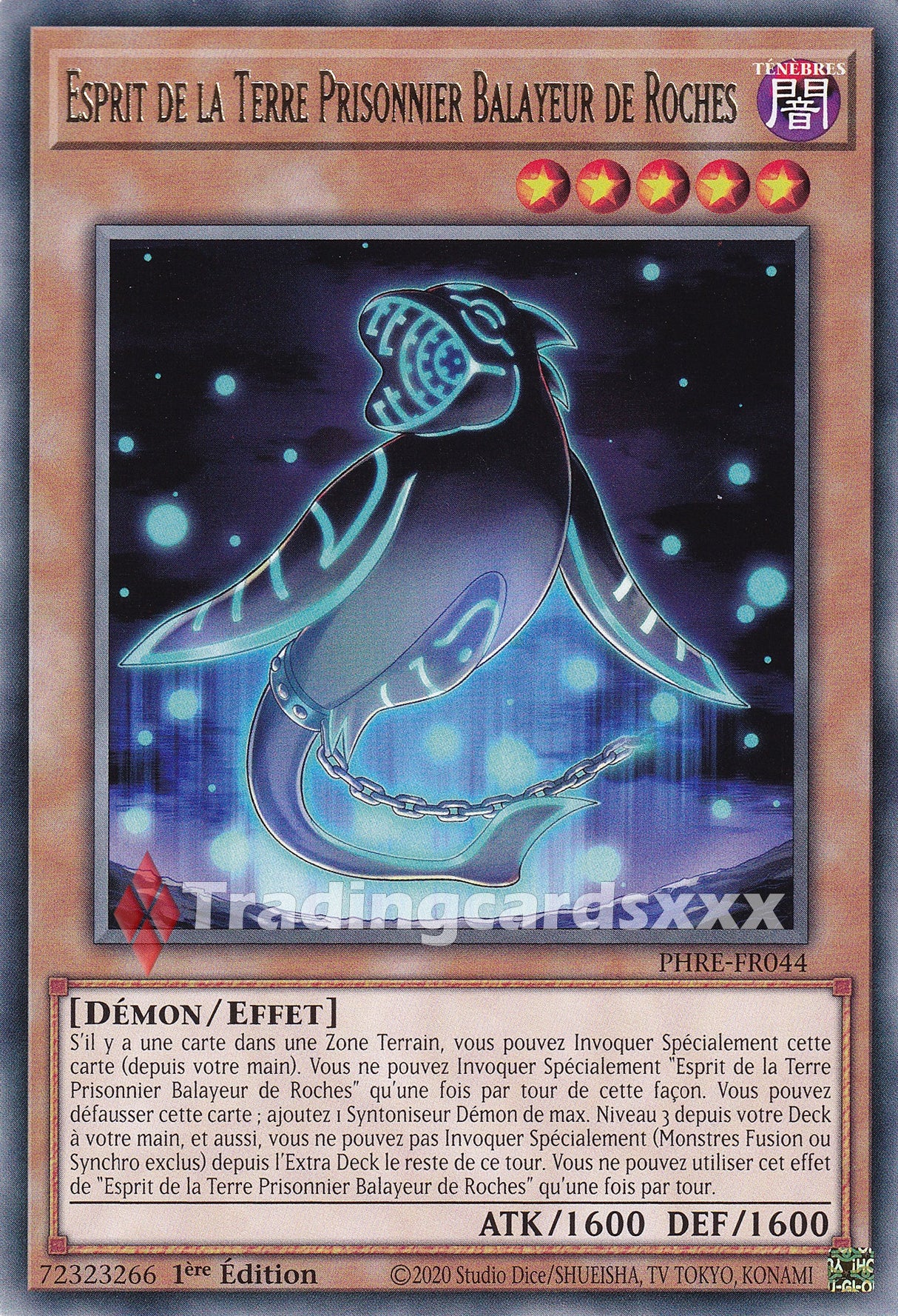 Yu-Gi-Oh! Esprit de la Terre Prisonnier Balayeur de Roches : R PHRE-FR044