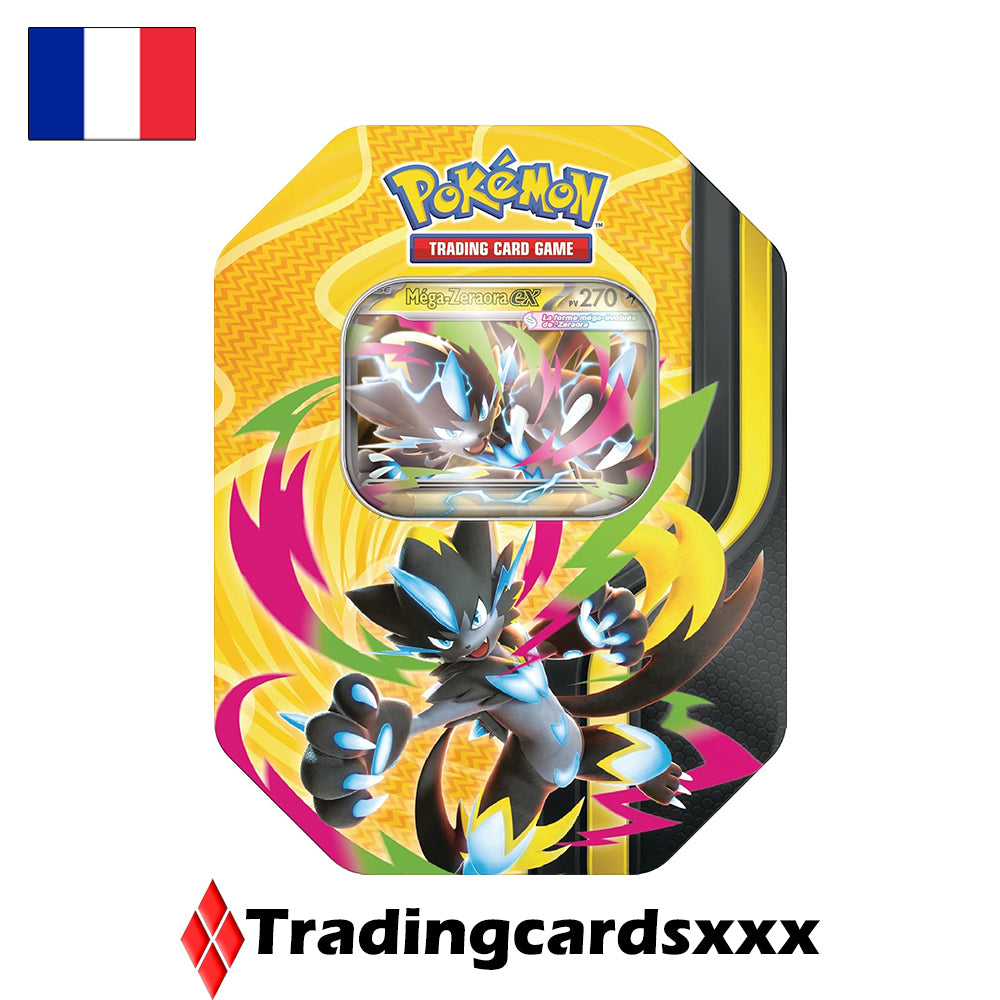 Pokémon - Lot de 3 Pokébox Méga Puissances Aout 2026 : Zeraora, Darkrai et Dracolosse