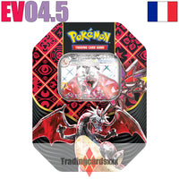 
              Pokémon - Carton de 6 Pokébox EV04.5 Destinées de Paldea : Fort-Ivoire ex / Roue-de-Fer ex / Dracaufeu ex
            