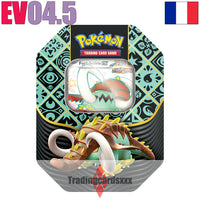 
              Pokémon - Carton de 6 Pokébox EV04.5 Destinées de Paldea : Fort-Ivoire ex / Roue-de-Fer ex / Dracaufeu ex
            